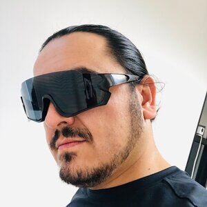 Men Sports‎ Sunglasses Fashion Designer Retro Black Lens Outdoor Driving Lentes